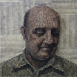 Ψηφιδωτά πορτραίτα φτιαγμένα αποκλειστικά με βίδες