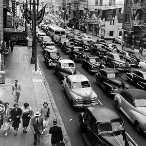 Απεργία μέσων μεταφοράς, Los Angeles, 1950